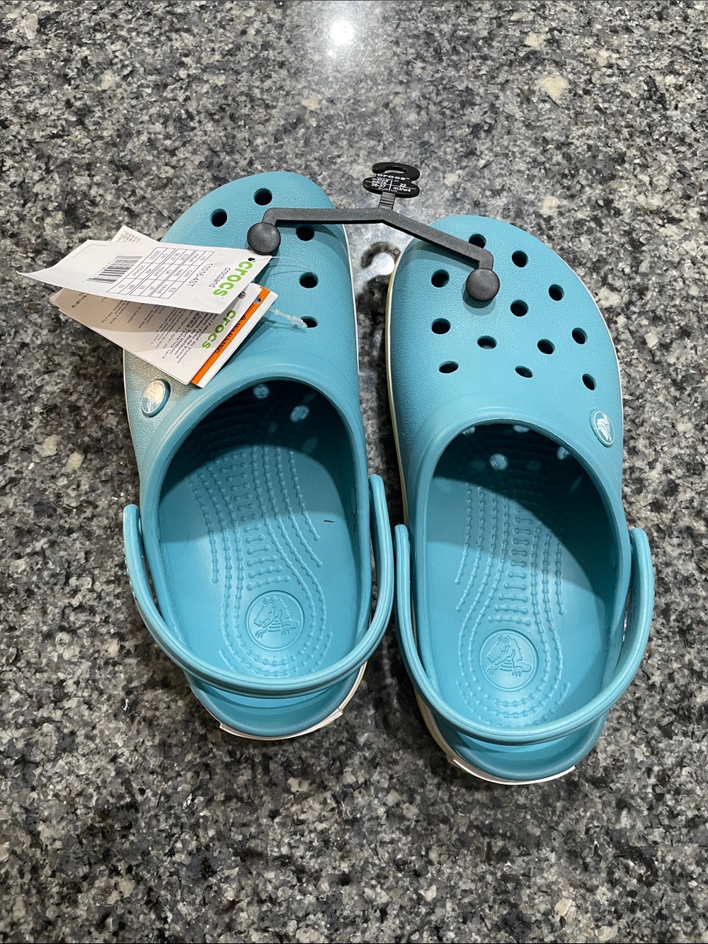 CROCS Kids' Slip-On Clog in Aqua Blue